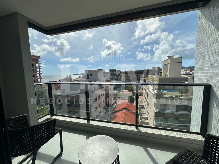 Cobertura alto padrão com vista para o mar