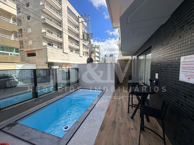 Cobertura alto padrão com vista para o mar