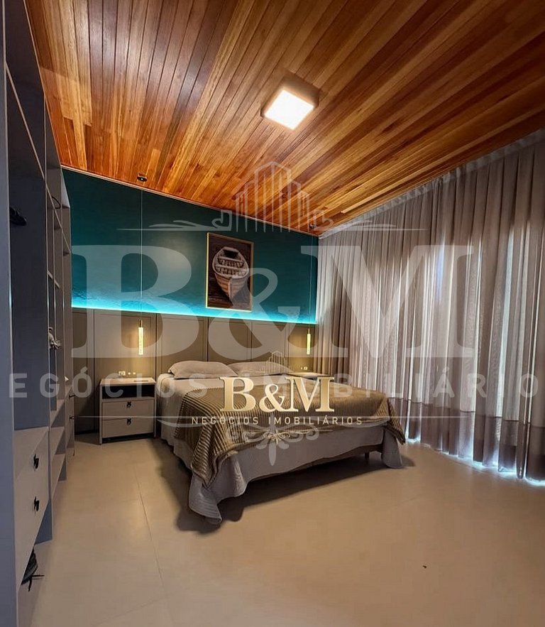 Casa com piscina ampla e confortável