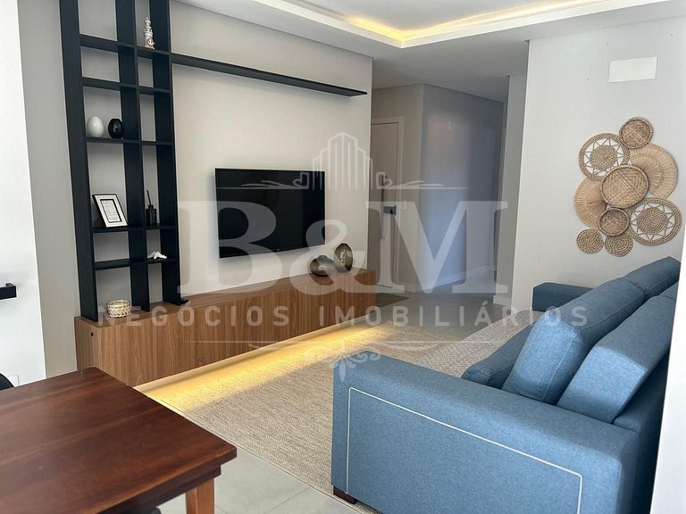 Apartamento em Bombas | 2 Suítes | 80m da Praia