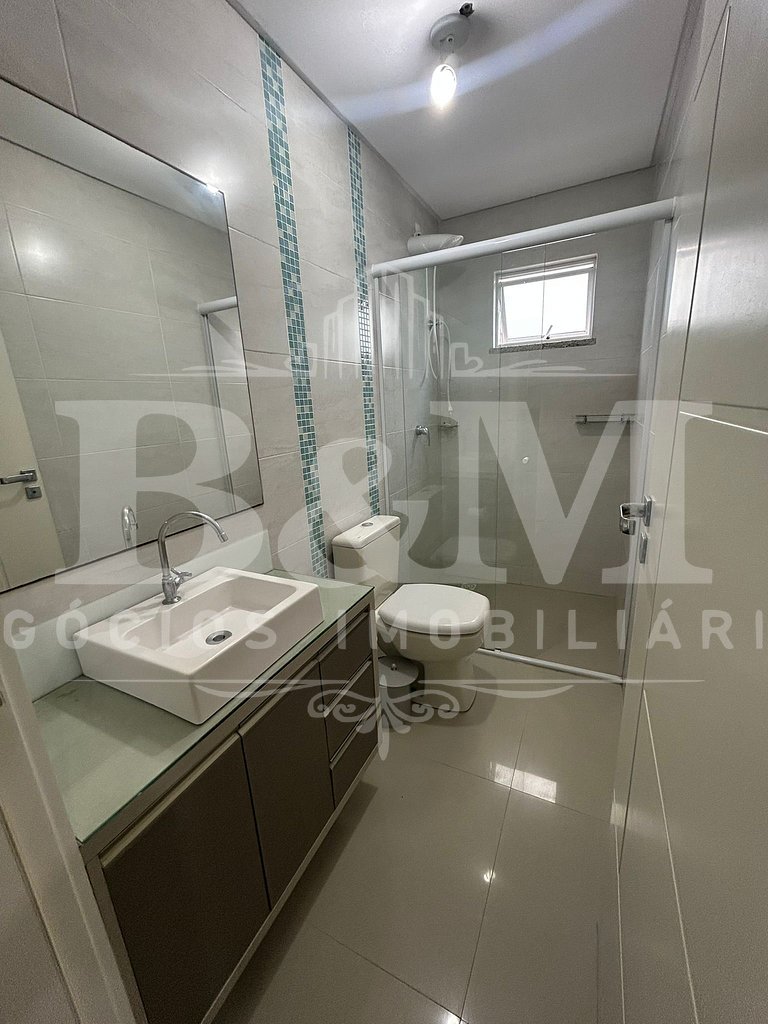 apartamento em canto grande com vista mar