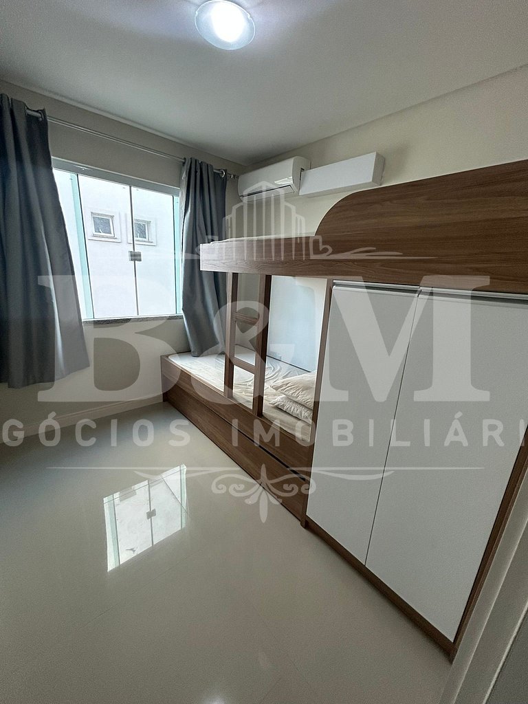 apartamento em canto grande com vista mar