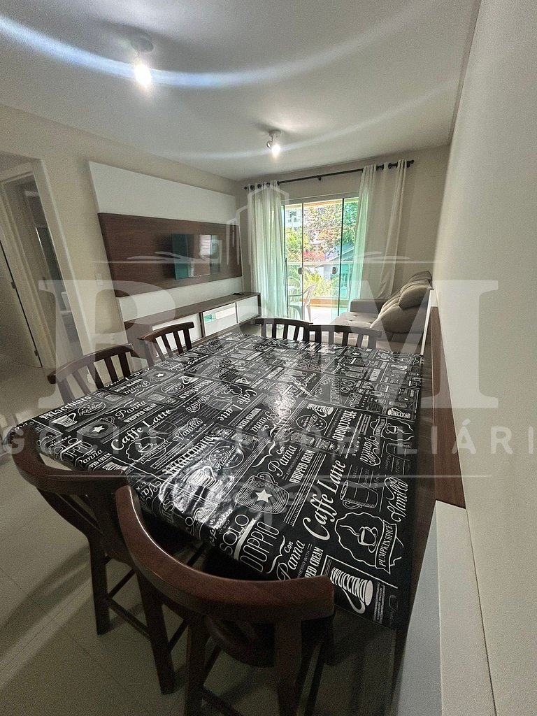 apartamento em canto grande com vista mar