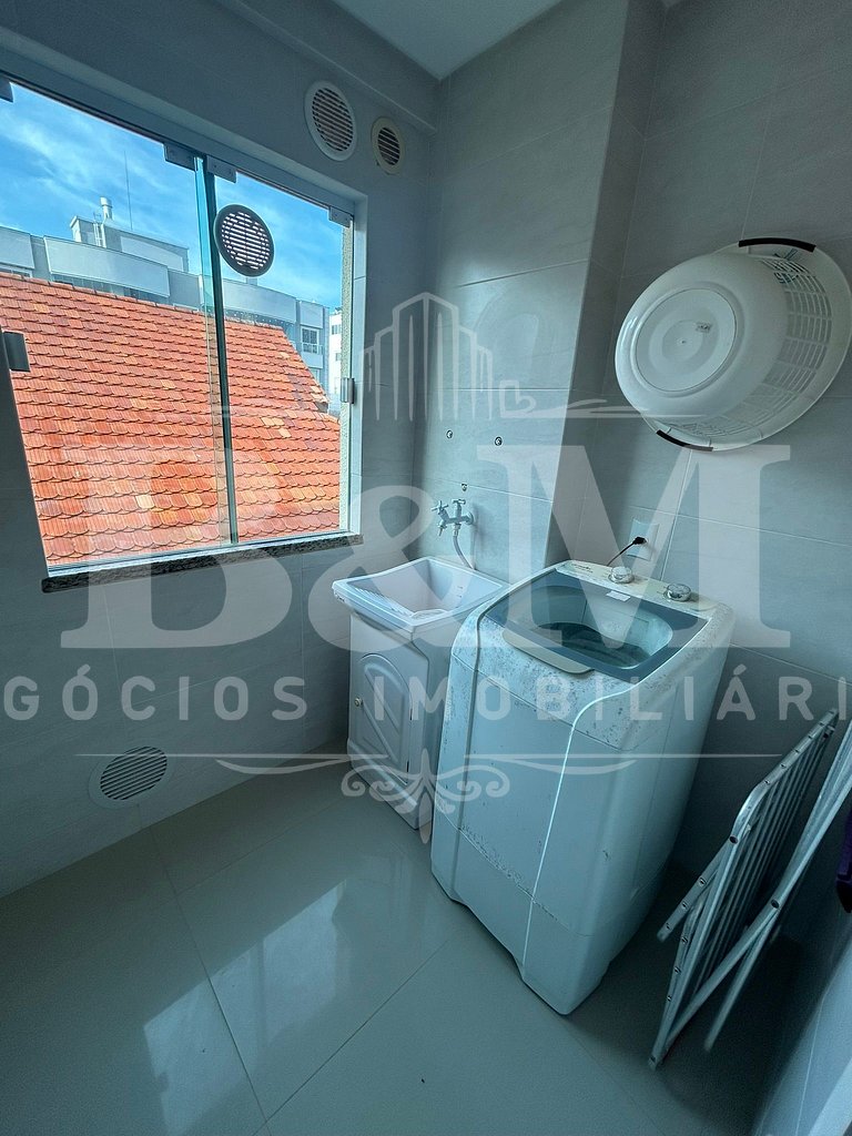 apartamento em canto grande com vista mar