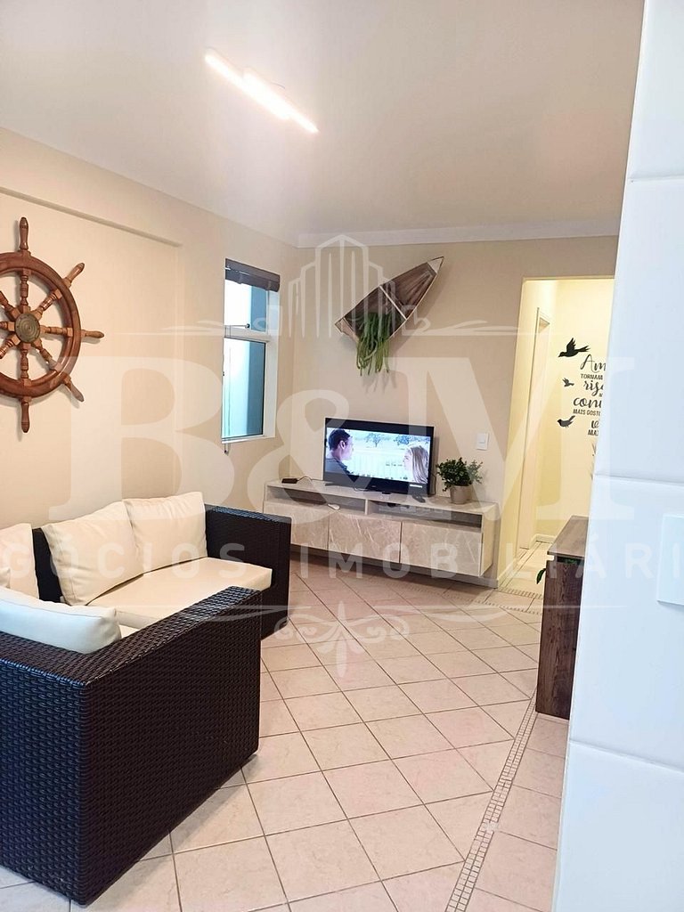 Lindo apartamento na praia de Bombas