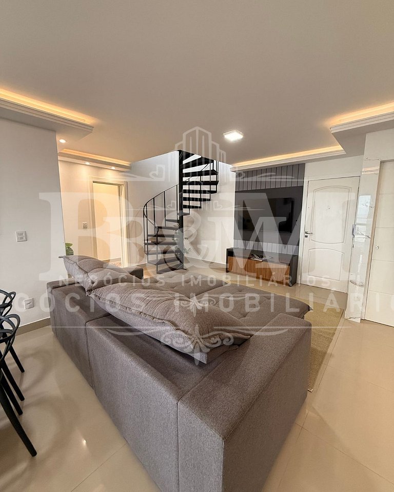Cobertura Duplex de Luxo Vista mar