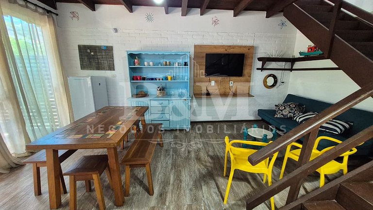 Casa pé na areia em Bombas
