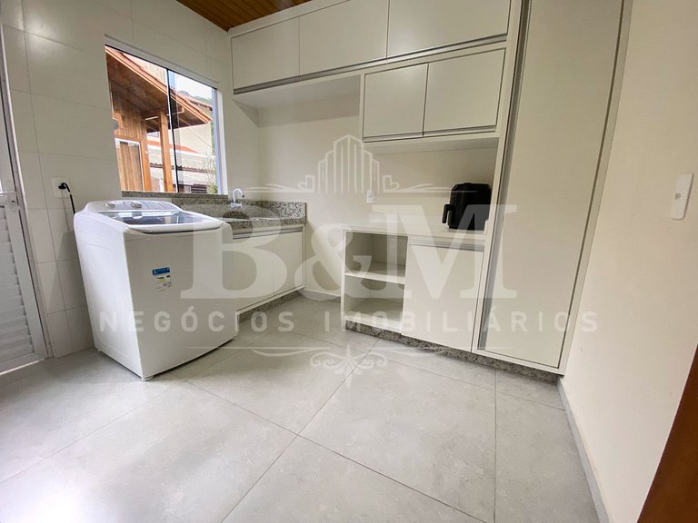 Casa com área privativa para até 8 pessoas