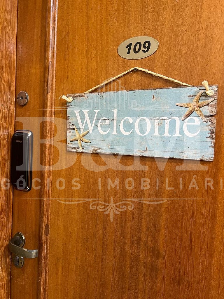 Apartamento lindo e confortavel, 80mt da praia de Bombas