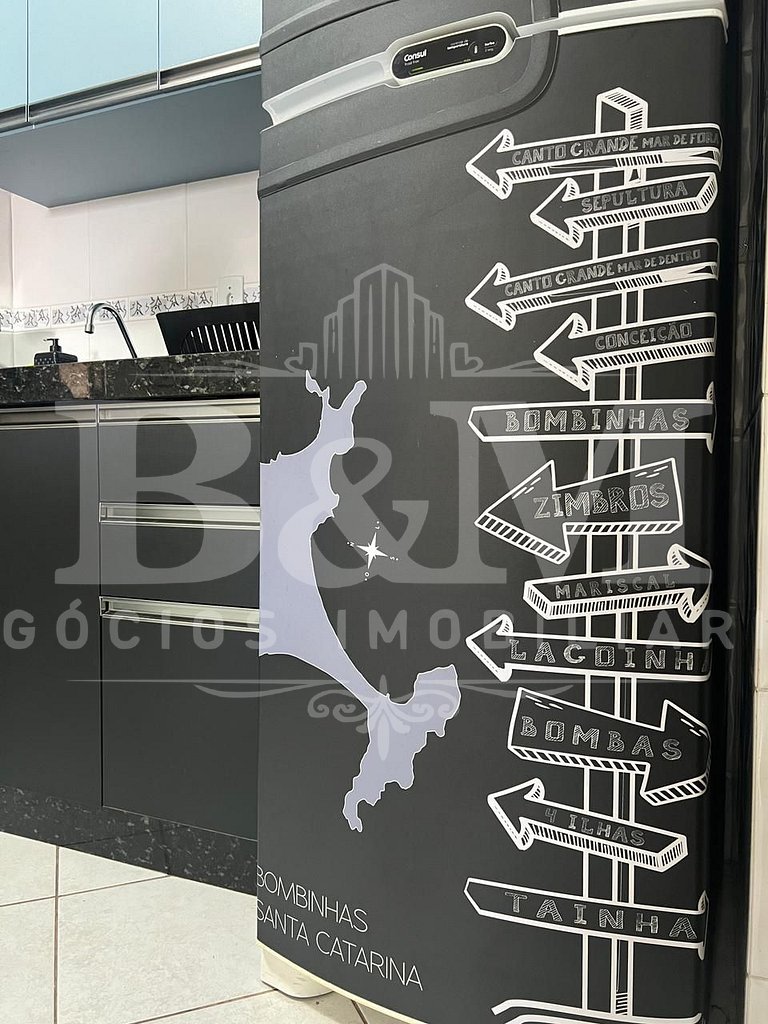 Apartamento lindo e confortavel, 80mt da praia de Bombas