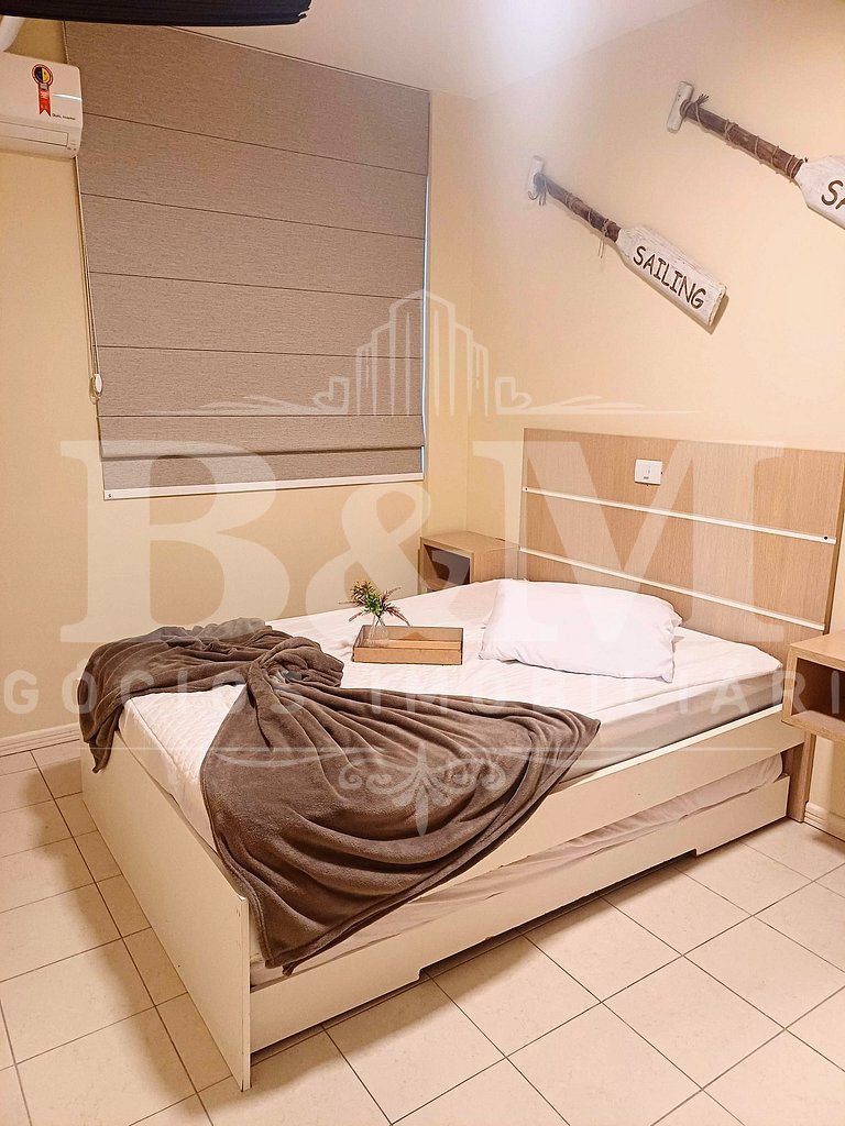 Lindo apartamento na praia de Bombas