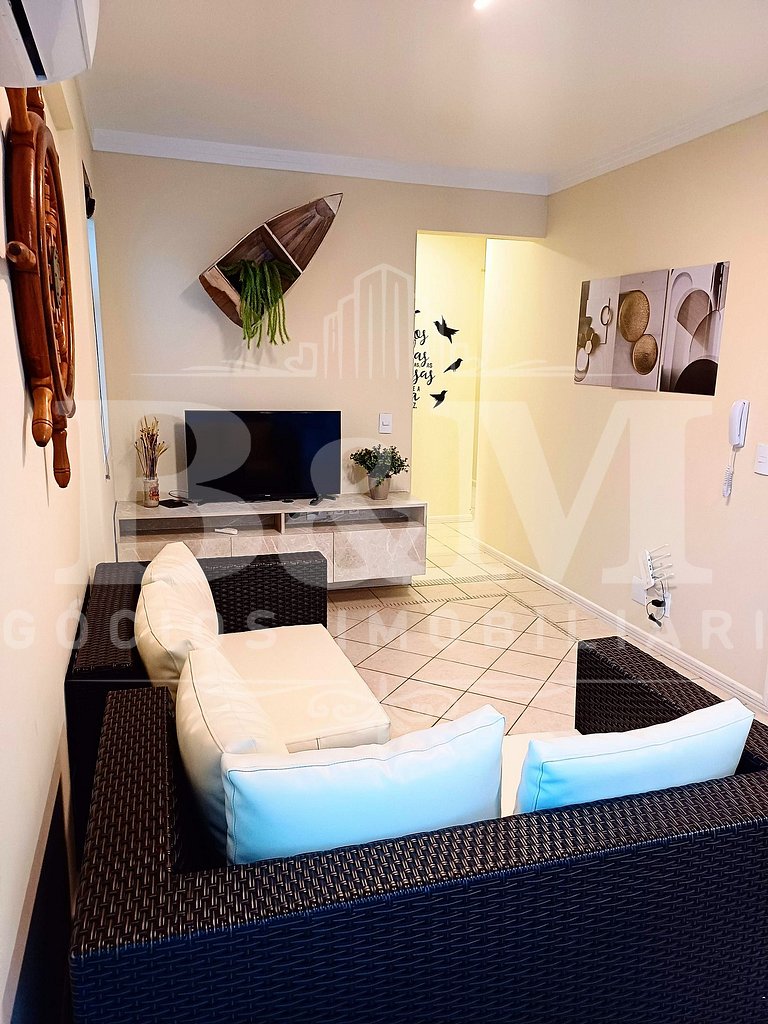 Lindo apartamento na praia de Bombas